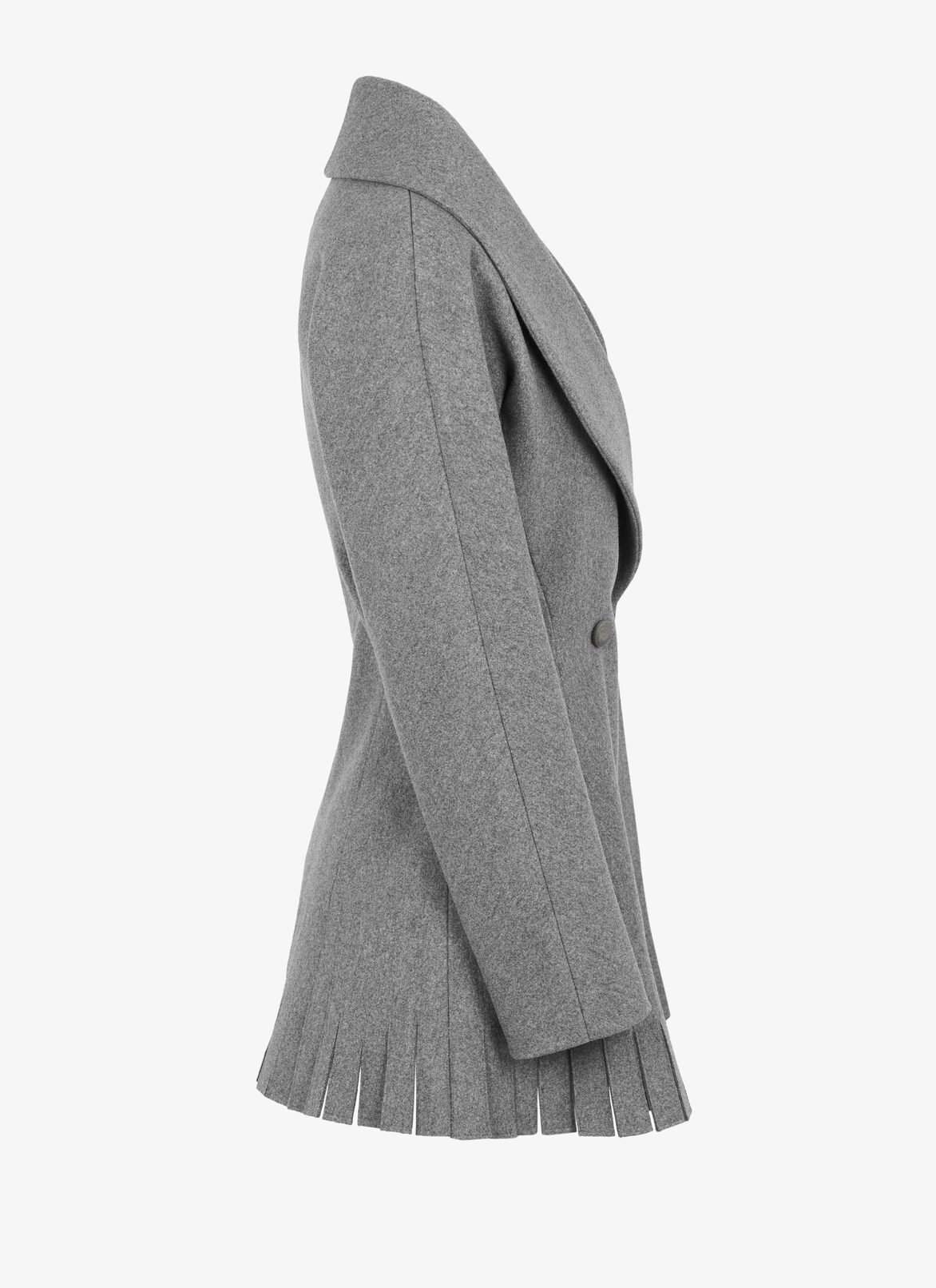 LONG JACKET DRAP VIF GREY ALAÏA GRIGIO LONG JACKET DRAP VIF GREY